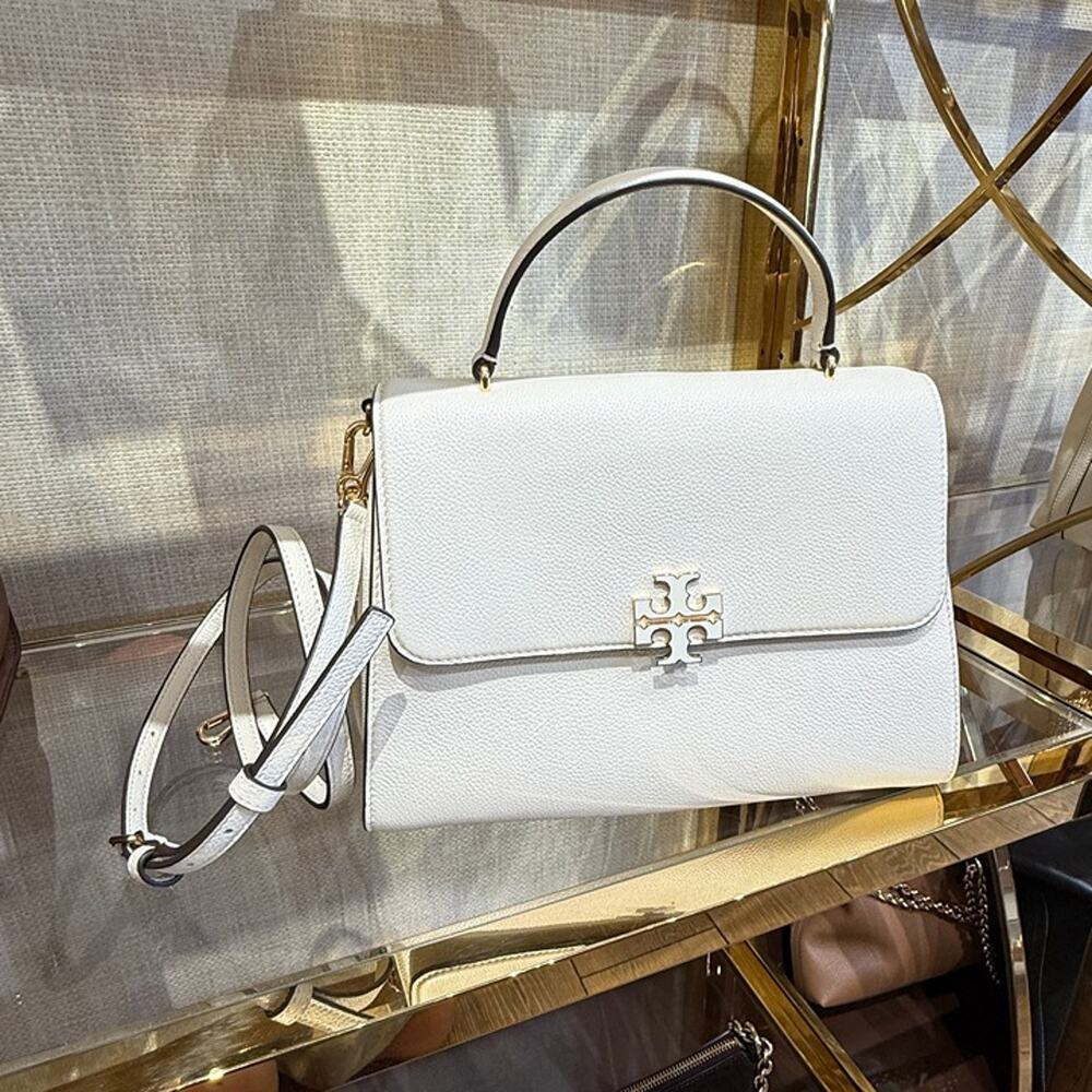 New‼️Tory Burch Britten Large Top Handle 182692 Oats $600